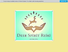 Tablet Screenshot of deerspiritreiki.com